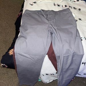 Old navy slim straight fat comfy/ work pants. Size 34 x 30